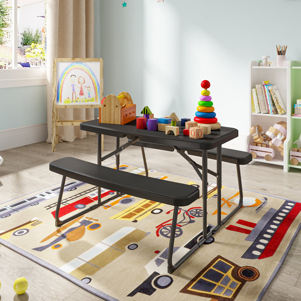 Isabelle & Max™ Dumlao 4 Person Rectangular Outdoor Dining Set Wayfair